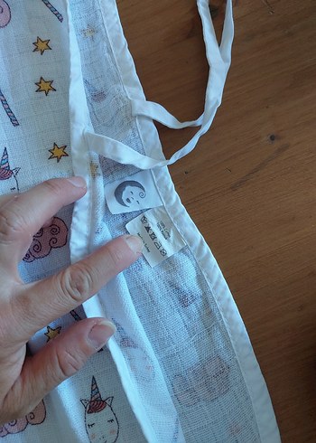 Kız Çocuk Kapüşonlu Bohem Poncho - Görsel 2