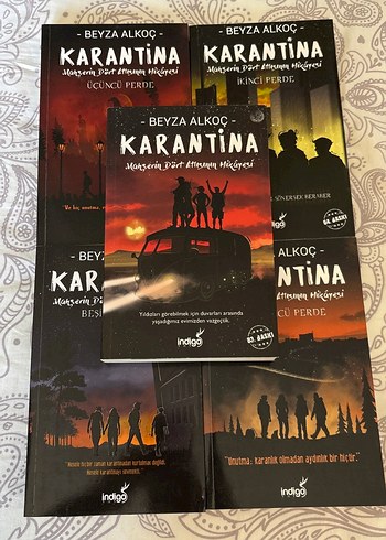  Beyza Alkoç - Karantina Roman Seti