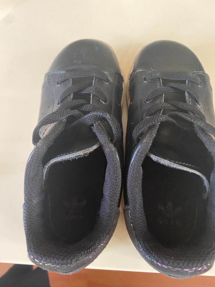 Siyah Erkek Çocuk Spor Ayakkabı Velcro - Görsel 4