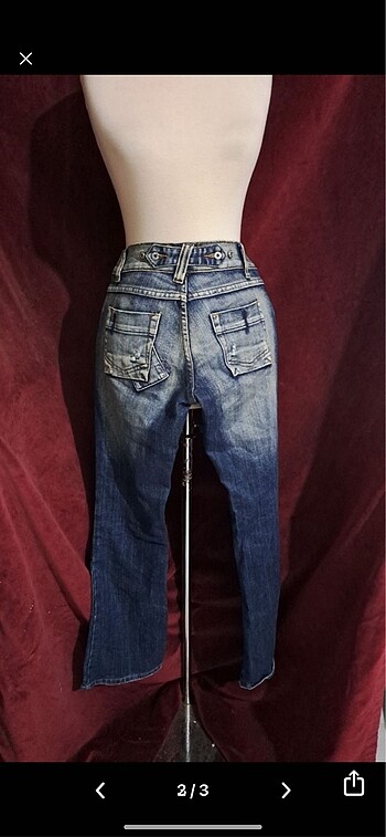 American Vintage vintage düsük bel jean