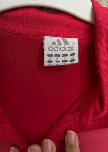 ADİDAS Kırmızı Fermuarlı Kadın Eşofman Takımı - Görsel 3