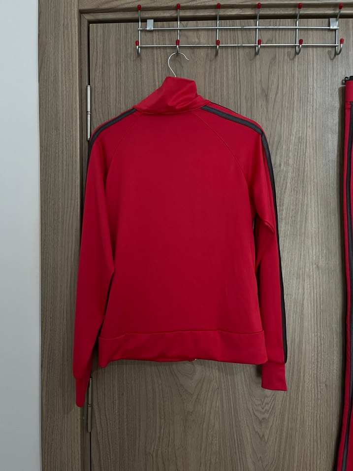 ADİDAS Kırmızı Fermuarlı Kadın Eşofman Takımı - Görsel 4