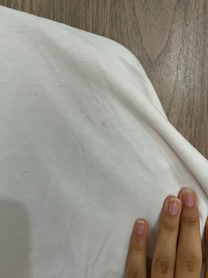 Balm Angel Beyaz Pamuklu Kadın Crop Tişört - Görsel 3