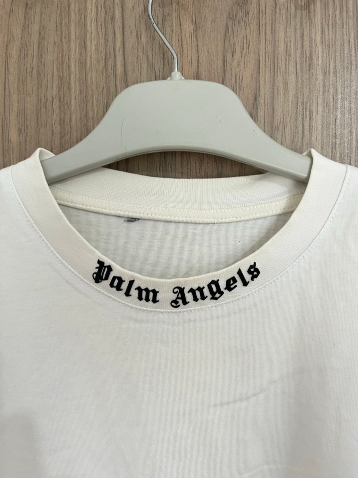 Balm Angel Beyaz Pamuklu Kadın Crop Tişört - Görsel 4