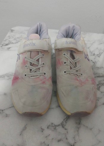 Kinetix Kız Çocuk Beyaz Bağcıklı Sneaker - Görsel 2