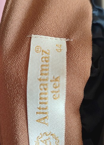 kahverengi Uzun Kadın Etek - Görsel 3