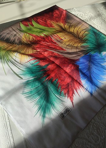 Renkli iğne yapılmaması tülbent - Görsel 2