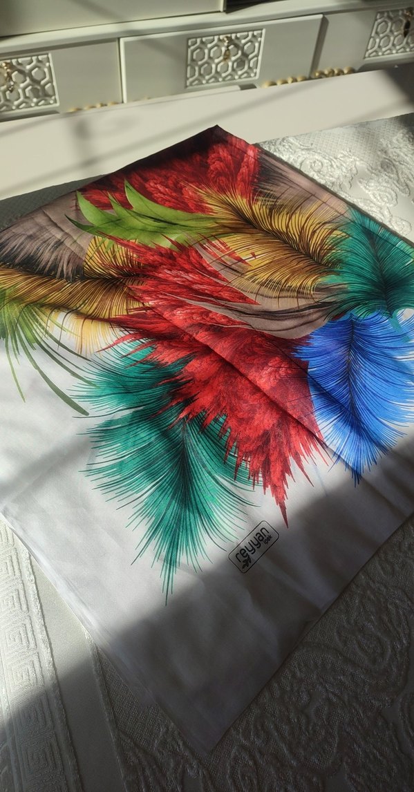 Renkli iğne yapılmaması tülbent - Görsel 2