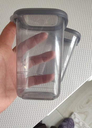 Gri Plastik Saklama Kabı - Görsel 3