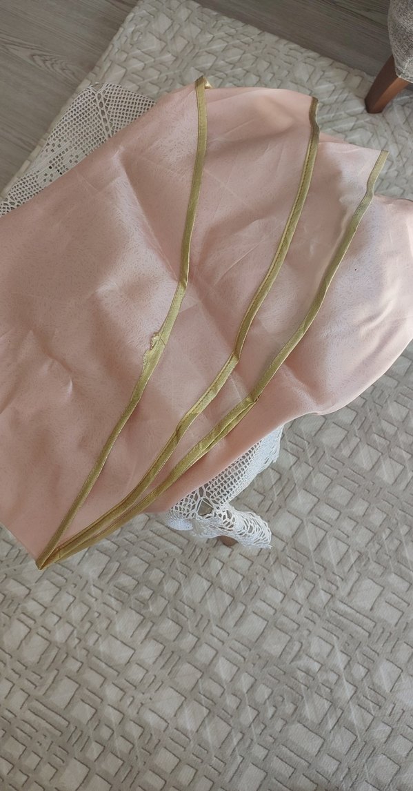 El Örgüsü Beyaz Dantel fiskos Örtüsü - Görsel 3