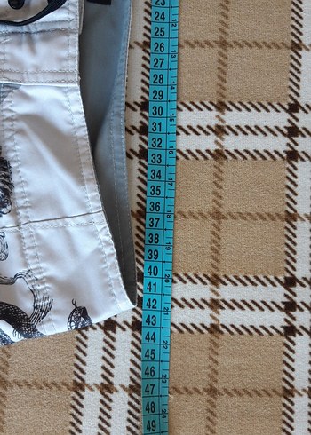 Gri Baskılı Erkek Şort - Görsel 7