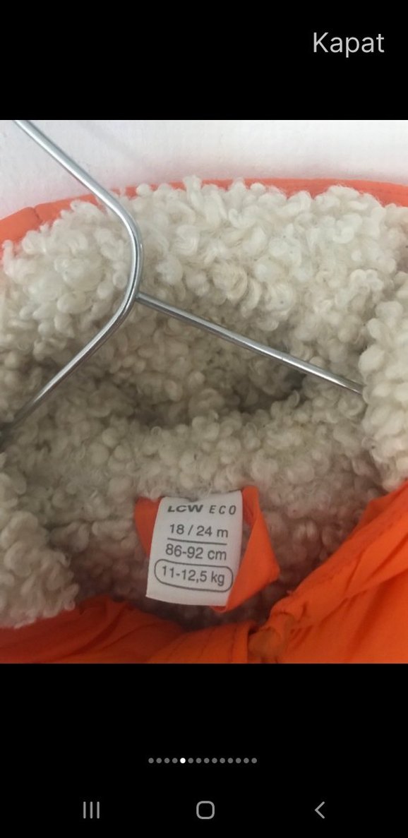 LCW ECO Turuncu Kapüşonlu Erkek Çocuk Şişme Mont - Görsel 5