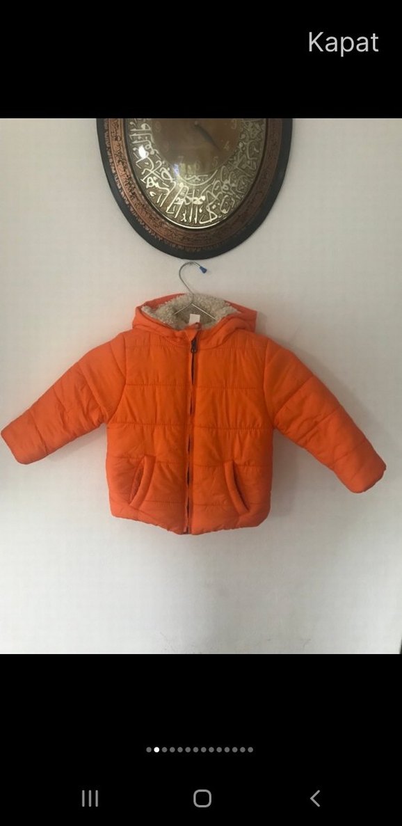 LCW ECO Turuncu Kapüşonlu Erkek Çocuk Şişme Mont - Görsel 2