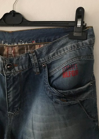 Orijinal Erkek Mavi Denim Bermuda Kot Şort - Görsel 5