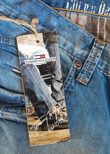 Orijinal Erkek Mavi Denim Bermuda Kot Şort - Görsel 13