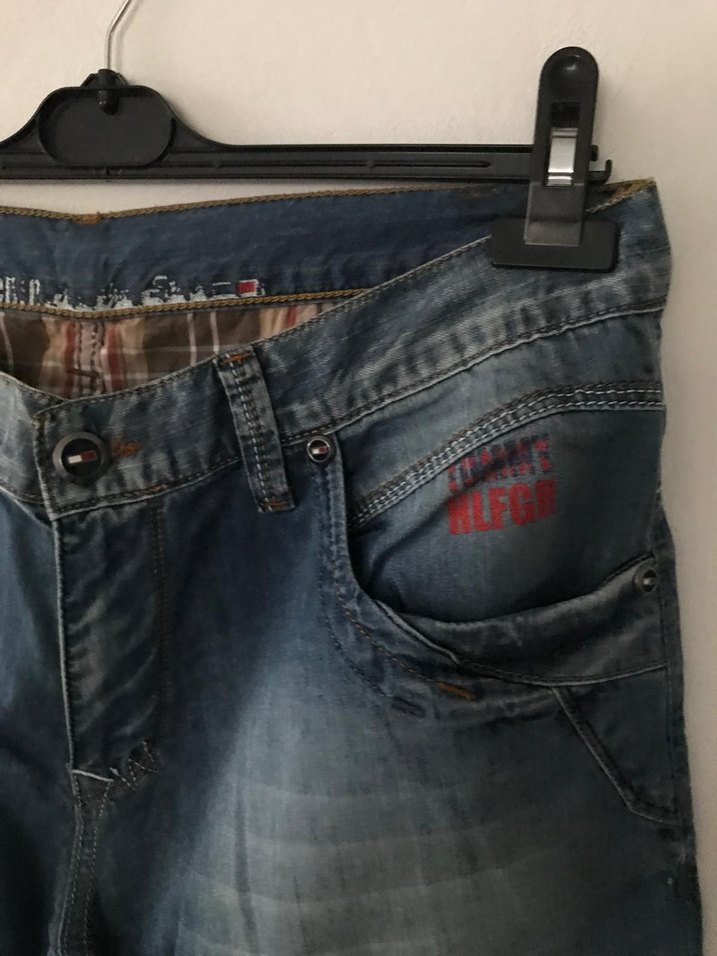 Orijinal Erkek Mavi Denim Bermuda Kot Şort - Görsel 5