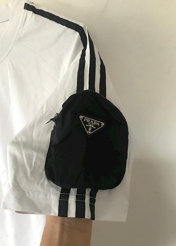 Beyaz Baskılı Oversize Erkek Tişört - Görsel 4