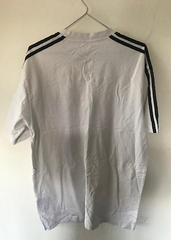 Beyaz Baskılı Oversize Erkek Tişört - Görsel 6