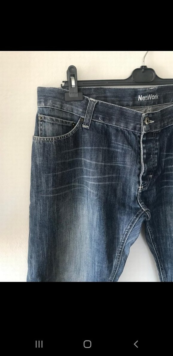 38/34 Erkek Denim Kot Pantolon - Görsel 2