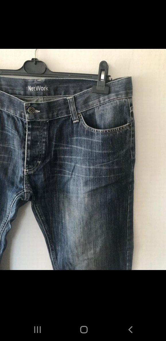 38/34 Erkek Denim Kot Pantolon - Görsel 4