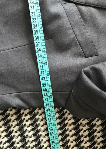 Klasik Kesim Gri Erkek Takım Elbise Ceketi - Görsel 9