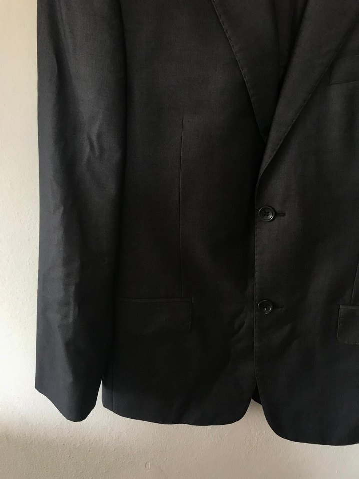 Klasik Kesim Gri Erkek Takım Elbise Ceketi - Görsel 4