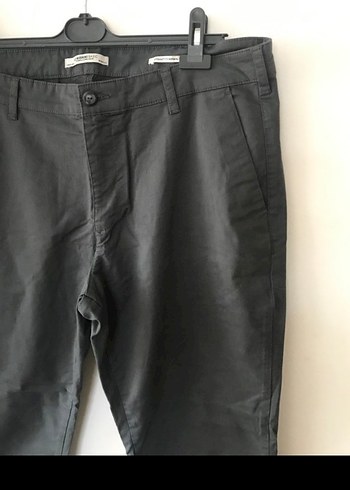 38 - 33 Gri Erkek Regular Fit Ofis Pantolonu - Görsel 2