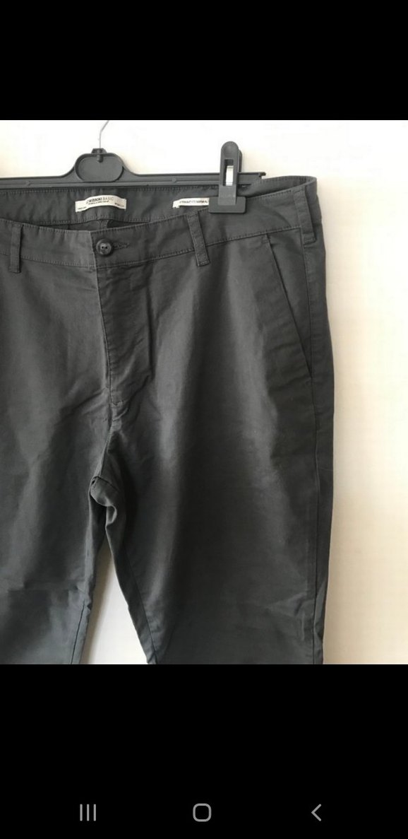 38 - 33 Gri Erkek Regular Fit Ofis Pantolonu - Görsel 2