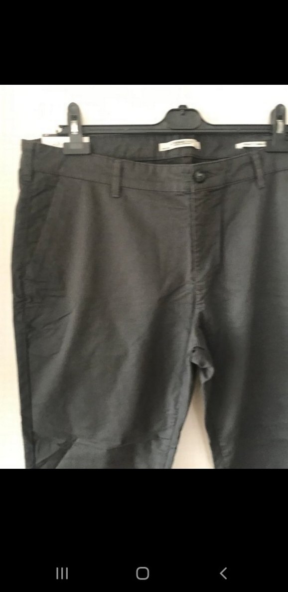 38 - 33 Gri Erkek Regular Fit Ofis Pantolonu - Görsel 3