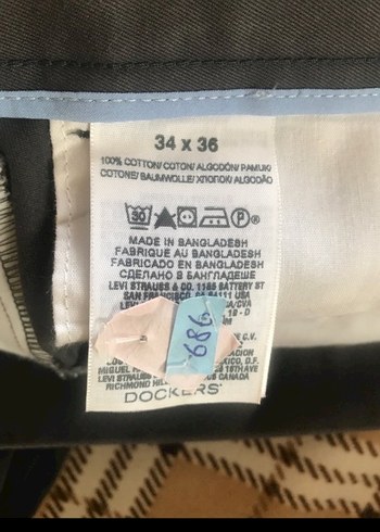 Gri 34 - 36 Beden Regular Fit Erkek Pantolon - Görsel 12