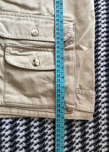 Bej Düğmeli Erkek Avcı  Yelek - Görsel 9