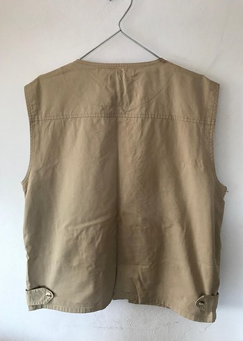 Bej Düğmeli Erkek Avcı  Yelek - Görsel 7