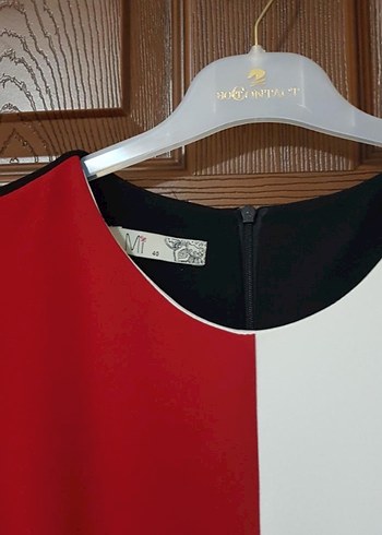 Mî marka üç renkli elbise - Görsel 3