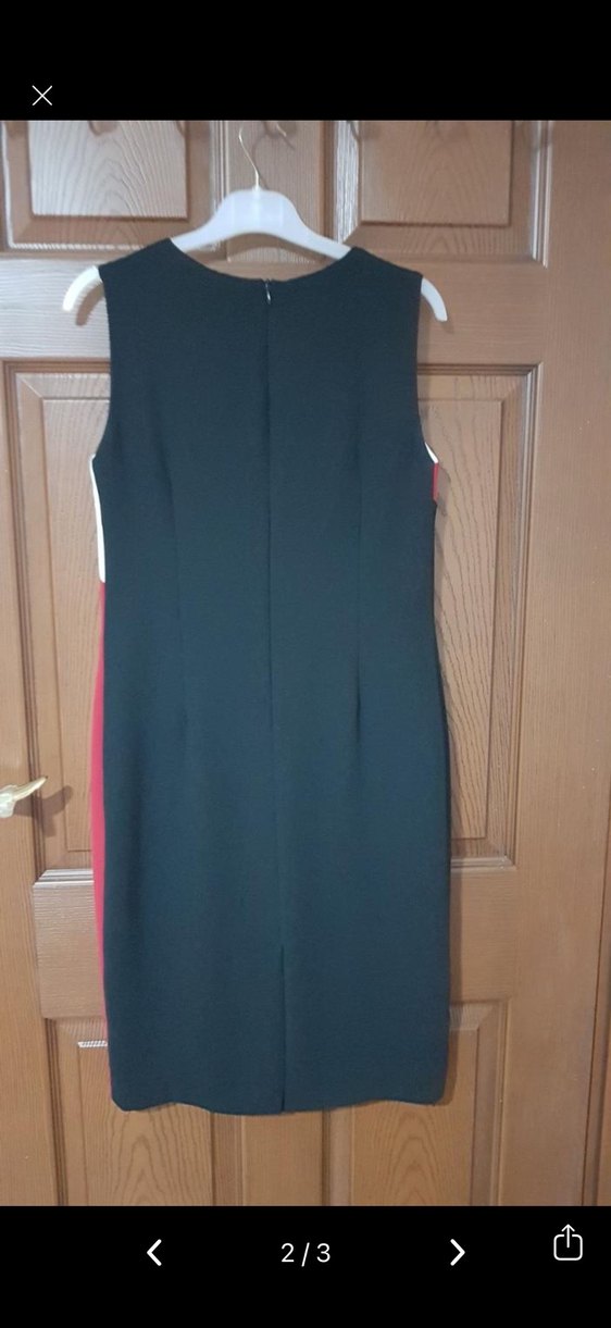 Mî marka üç renkli elbise - Görsel 2