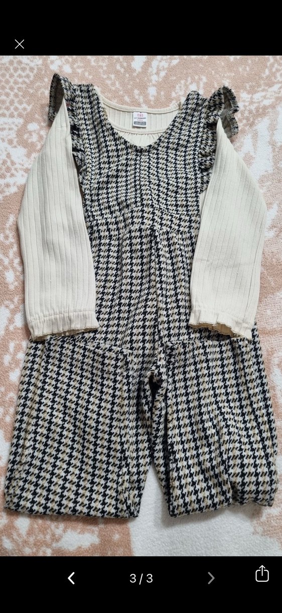 Kışlık kız çocuk tulum - Görsel 3