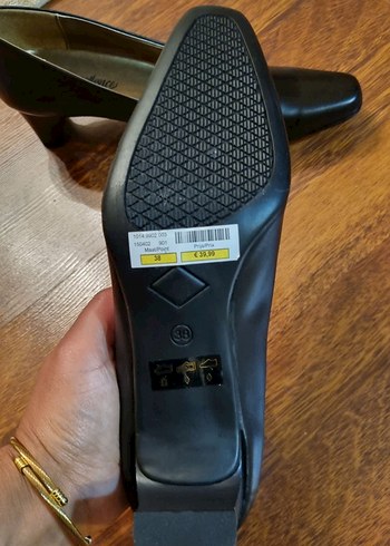 38 numara siyah deri ayakkabı - Görsel 4