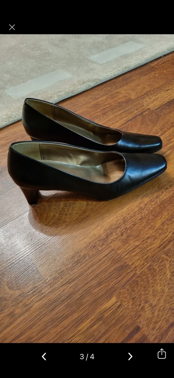 38 numara siyah deri ayakkabı - Görsel 3