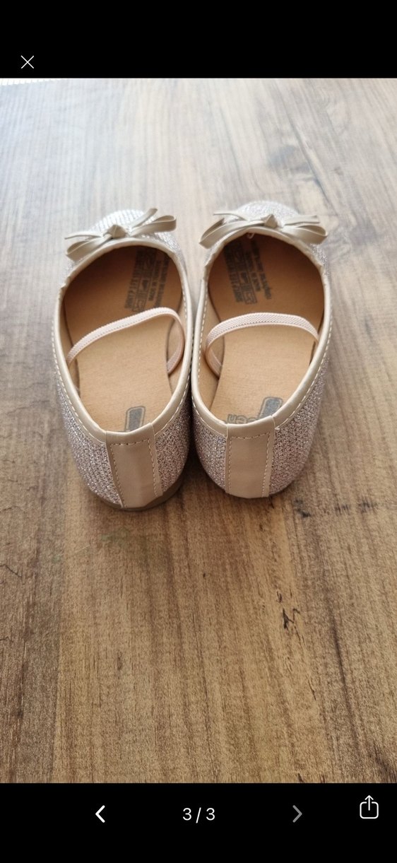 Kız Çocuk Bej Babet Fiyonklu - Görsel 3