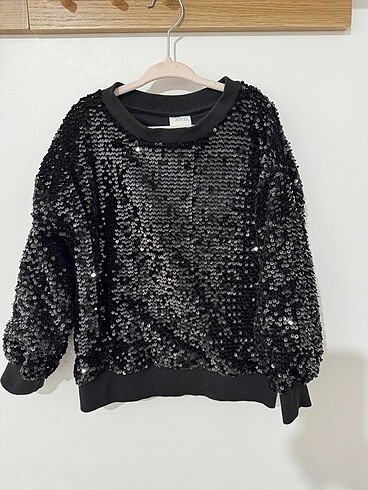 Zara pullu cocuk sweatshirt 6-7 yas