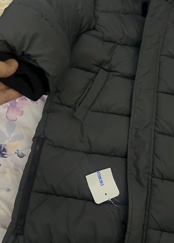 Çocuk Siyah Lc wakiki kaban , Fermuarlı, Rahat Kesim 7 8 yaş ço - Görsel 2