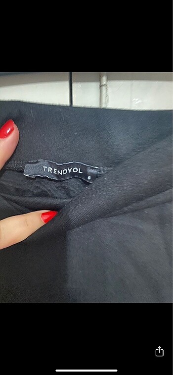 s Beden Siyah mini etek