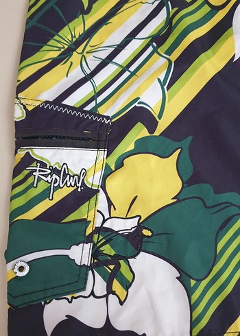 Renkli Desenli Erkek Yüzme Şortu - Görsel 2