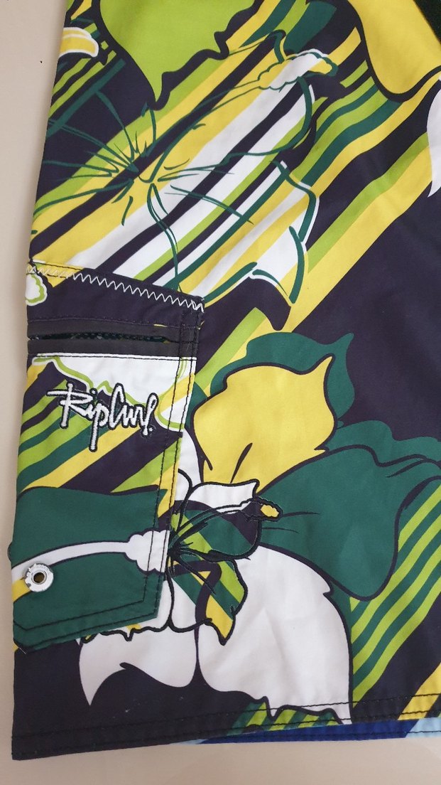 Renkli Desenli Erkek Yüzme Şortu - Görsel 2