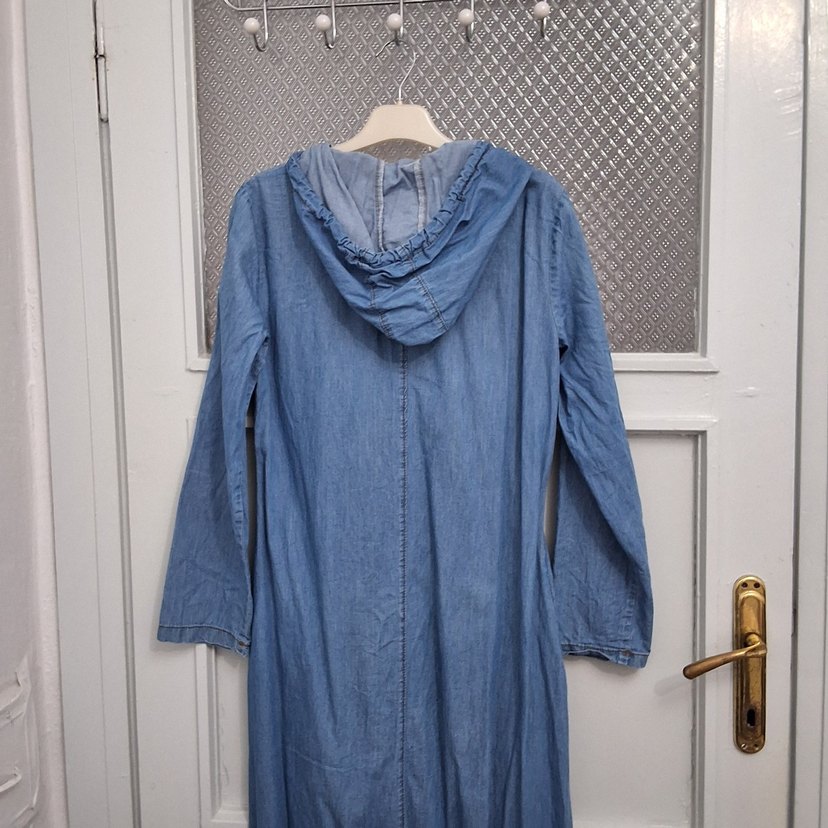 tesettür kot elbise - Görsel 3