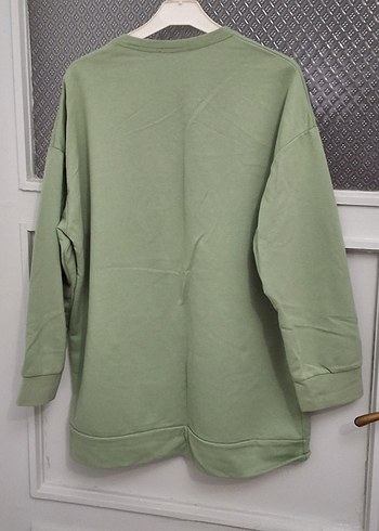 Yeşil Michigan Baskılı Kadın Sweatshirt - Görsel 2