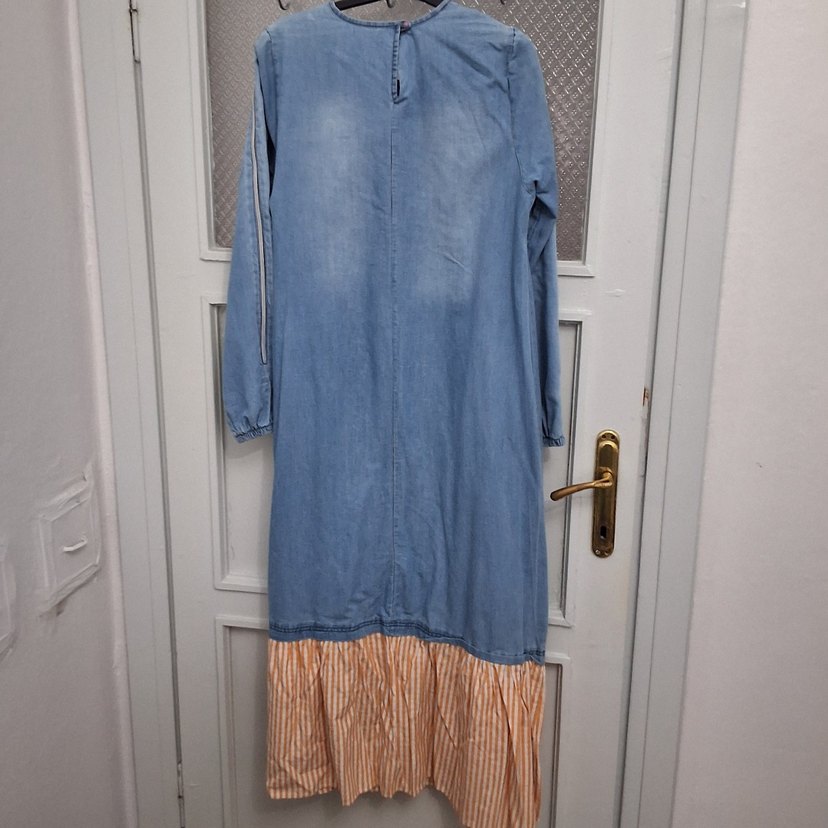 Uzun tesettür elbise - Görsel 2