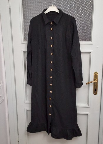 Gri Uzun Kollu Kadın Gömlek - Görsel 3