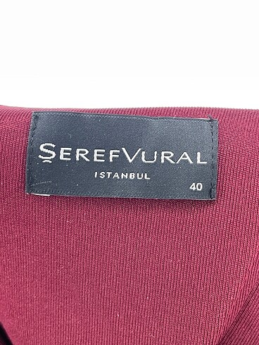 40 Beden bordo Renk Diğer Kısa Elbise %70 İndirimli.