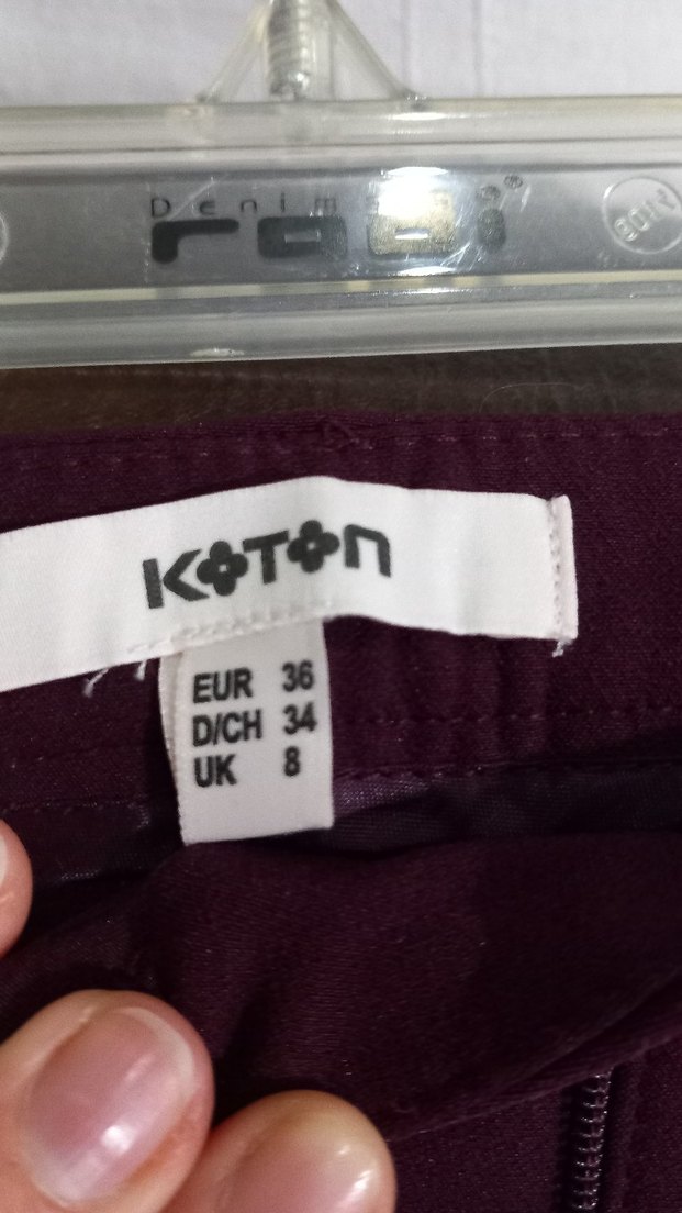 Kadın Mor Street Wear Rozet - Görsel 2