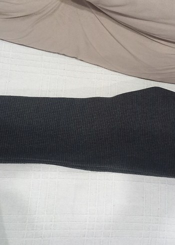 Gri Regular Fit Kemerli Kadın Pantolon - Görsel 4